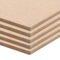 Plaques de MDF 8 pcs Carré 60x60 cm 12 mm