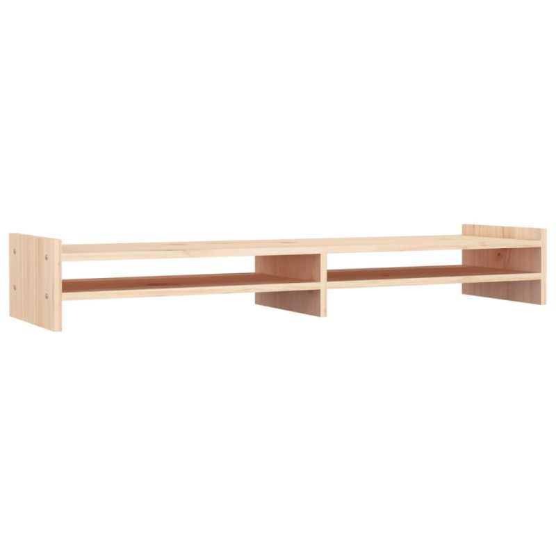 Support pour moniteur 100x27x15 cm Bois de pin solide