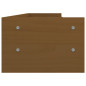 Support de moniteur Marron miel 100x24x16 cm Bois de pin solide