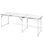 Table pliante de camping en aluminium avec hauteur ajustable