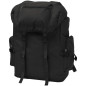 Sac à dos en style d armée 65 L Noir