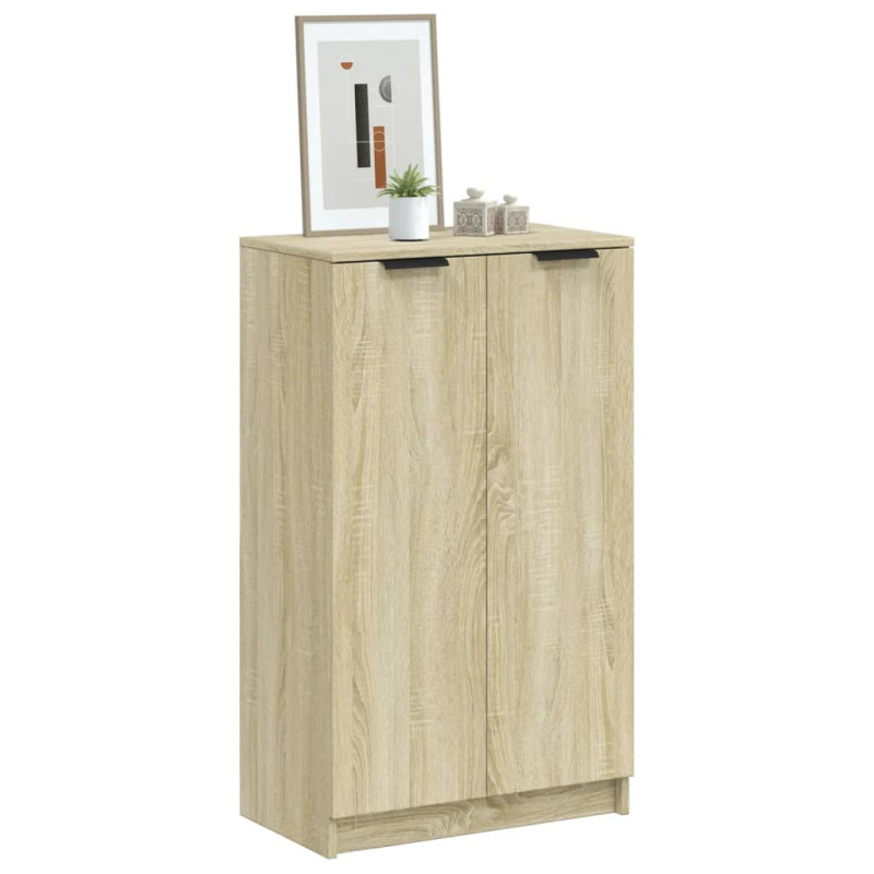 Armoire à chaussures Chêne sonoma 59x35x100cm Bois d ingénierie