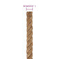 Corde 100 % jute 10 mm 100 m