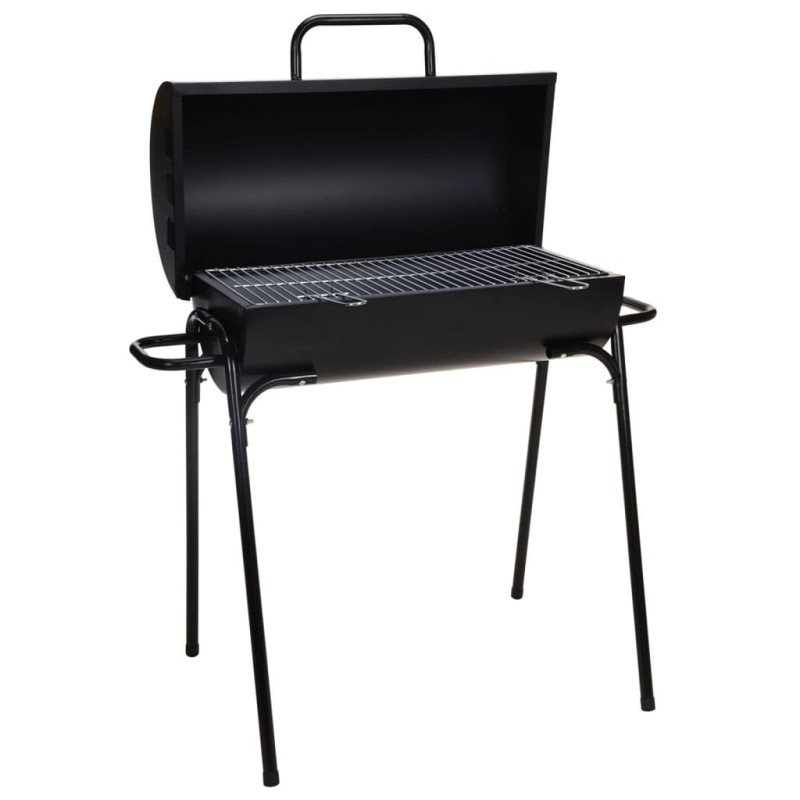 ProGarden Barbecue au charbon en forme de cylindre Diamètre 33 cm