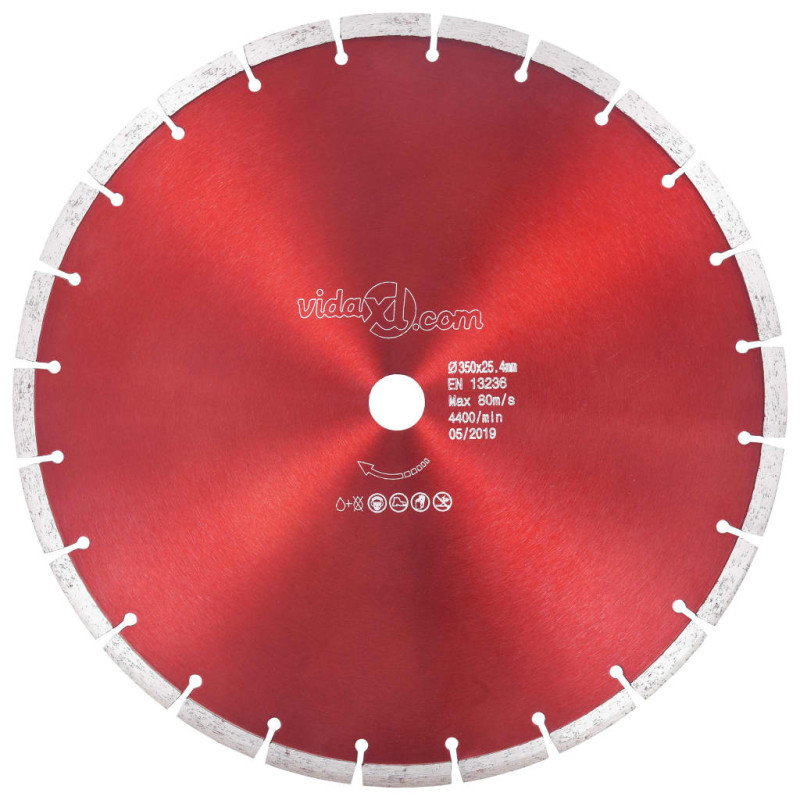 Disque de coupe diamanté Acier 350 mm