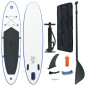 Ensemble de planches SUP gonflables Bleu et blanc