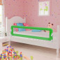 Barrière de lit pour enfants 150x42 cm Vert