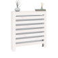 Cache radiateur Blanc 79,5x19x84 cm Bois massif de pin