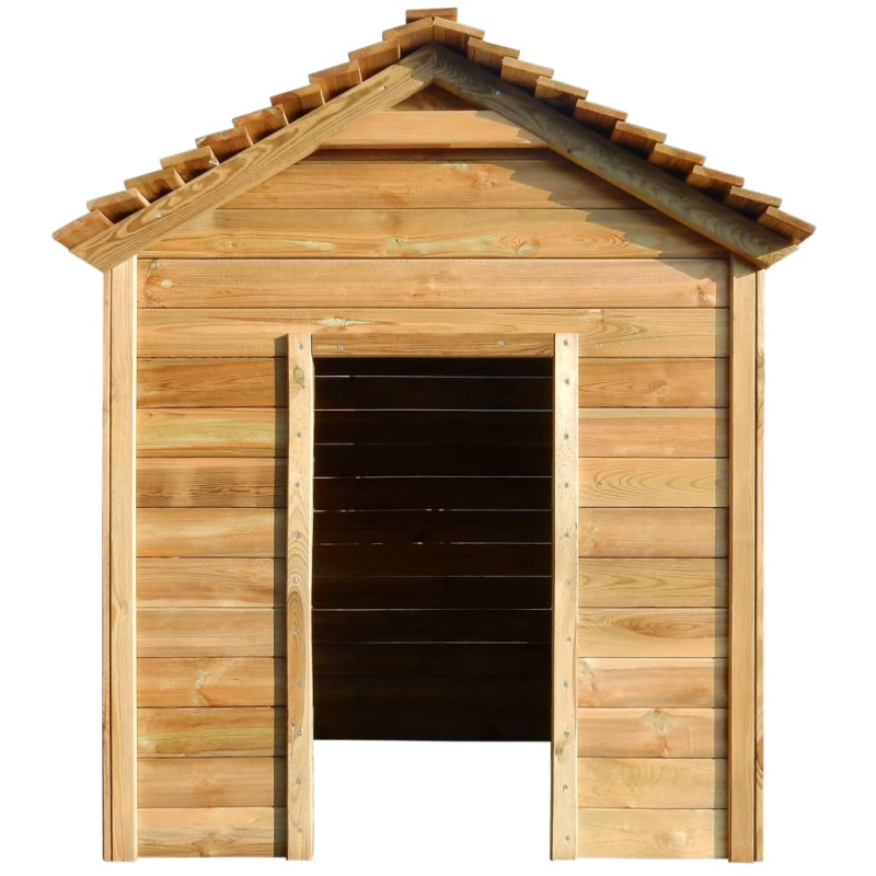 Maisonnette d extérieur 120x120x146 cm Bois de pin