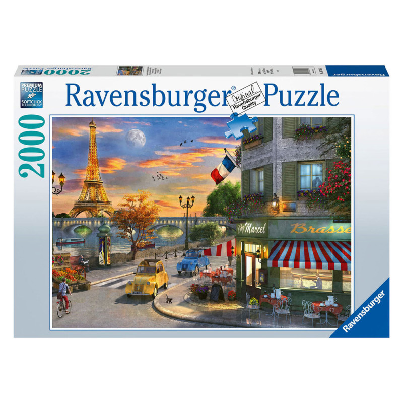 Ravensburger - Jigsaw puzzle Romantic Evening in Paris, 2000 pcs. 167166