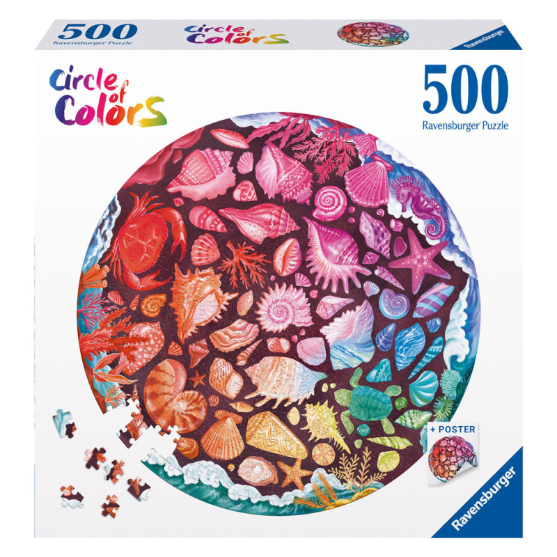 Ravensburger - Jigsaw puzzle Circle of Colors Seashells, 500 pcs. 120008231?