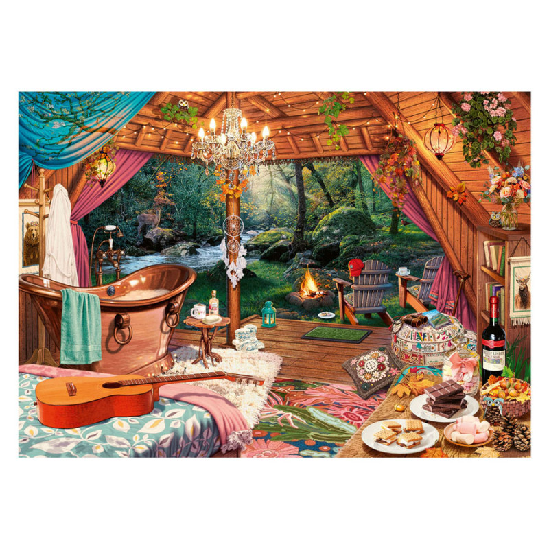 Ravensburger - Jigsaw puzzle Cozy Camping, 500 pcs. 120008255