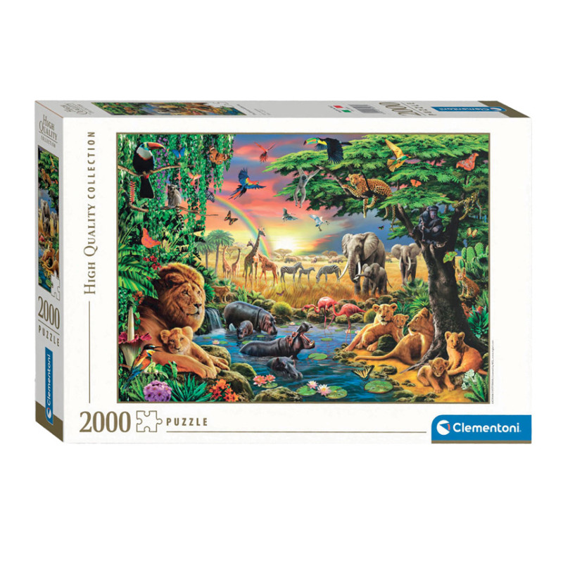 Clementoni Jigsaw Puzzle The African Gathering, 2000pcs. 32081