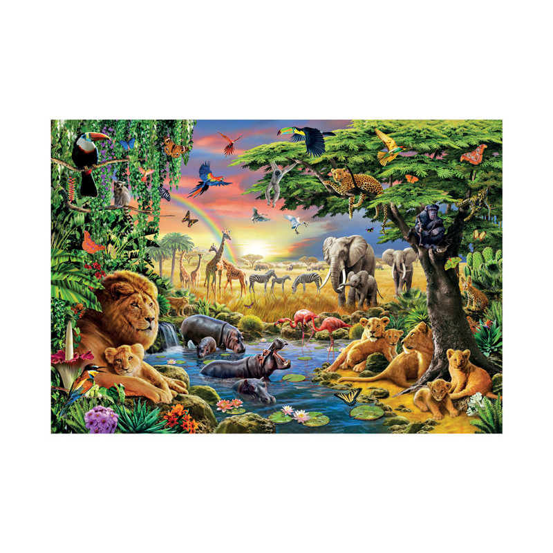 Clementoni Jigsaw Puzzle The African Gathering, 2000pcs. 32081