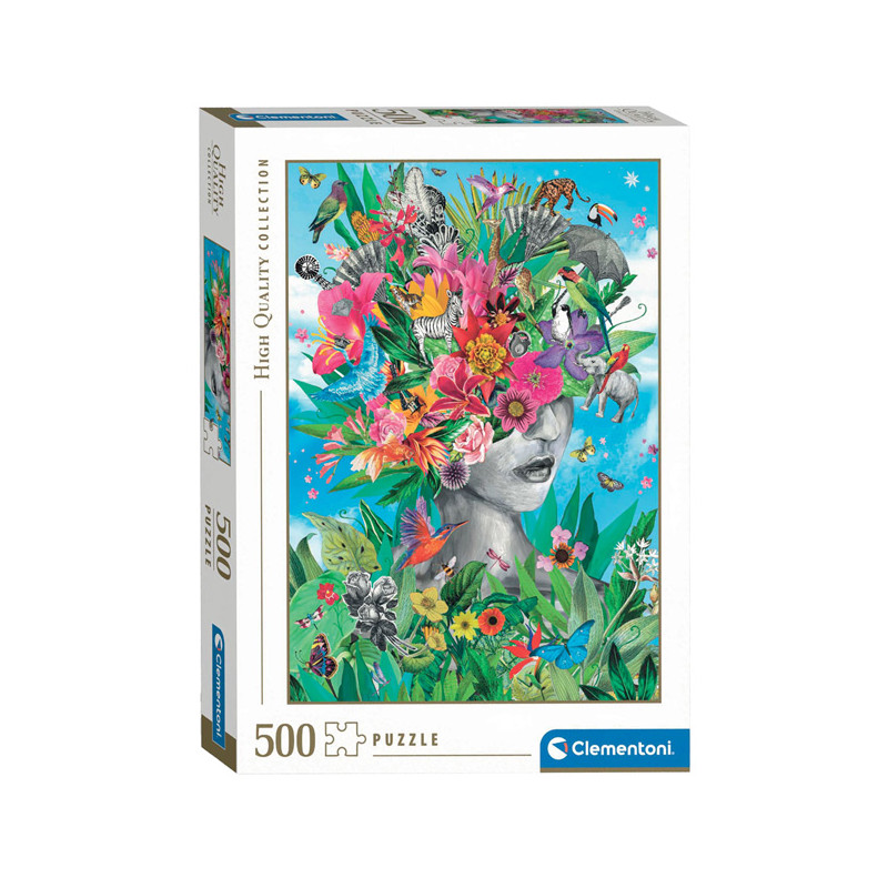 Clementoni Jigsaw Puzzle Head in The Jungle, 500pcs. 35526