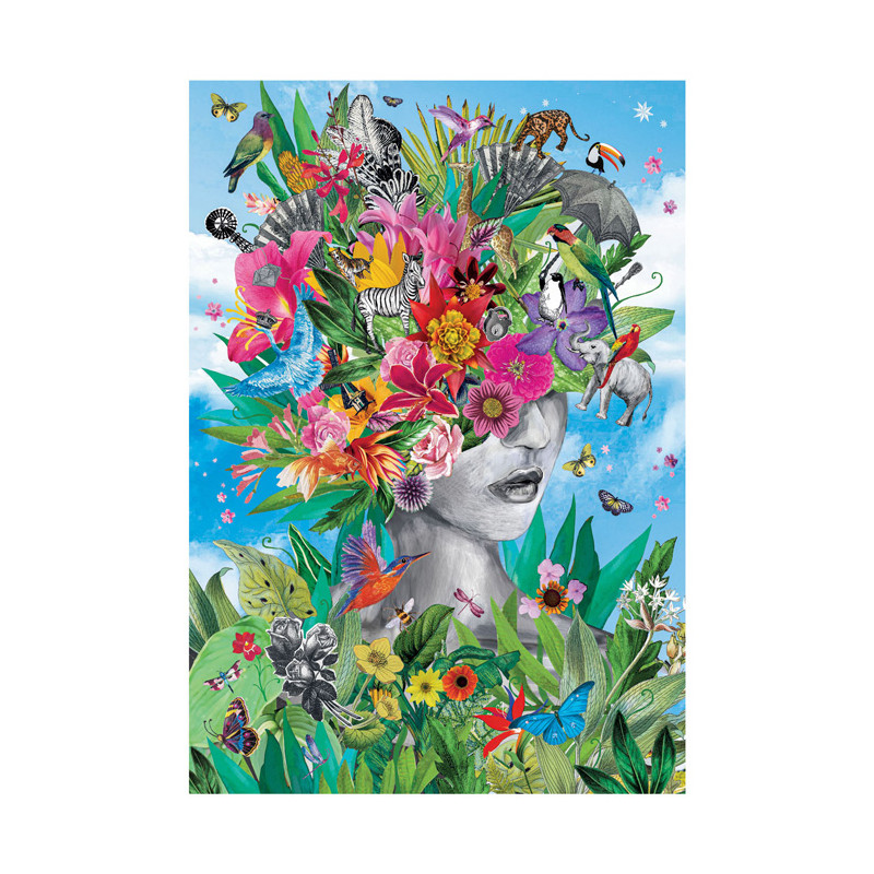 Clementoni Jigsaw Puzzle Head in The Jungle, 500pcs. 35526