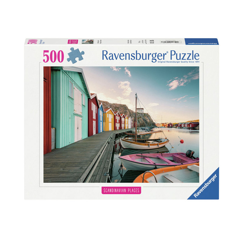 Ravensburger - Jigsaw puzzle Bootshauser in Smogen, Sweden, 500 pcs. 12000847 7