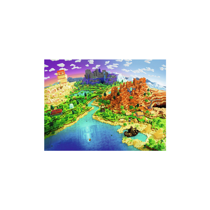 Ravensburger - Jigsaw puzzle World Of Minecraft, 1500 pcs. 120004332