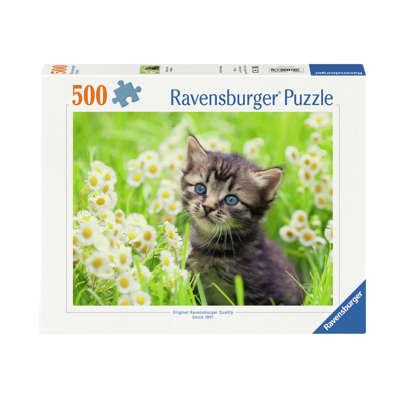 Ravensburger - Jigsaw puzzle Kitten in the Meadow, 500 pcs. 120003670