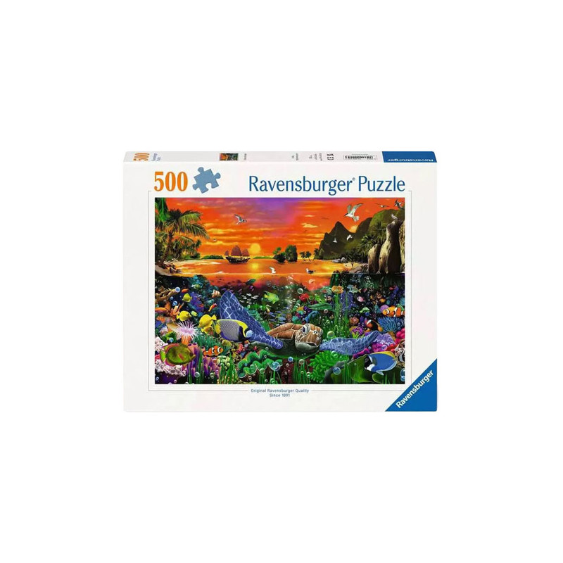 Ravensburger - Jigsaw Puzzle Turtle In The Reef, 500pcs. 120002253