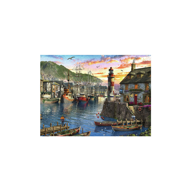 Ravensburger - Jigsaw puzzle Morning at the Harbour, 500 pcs. 120002123