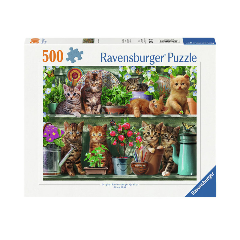 Ravensburger - Jigsaw Puzzle Kittens in the Rack, 500 pcs. 120002055