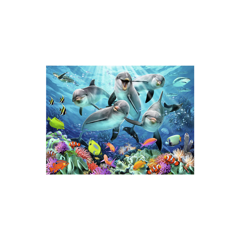 Ravensburger - Jigsaw puzzle Dolphins in the Coral Reef, 500 pcs. 120002000