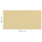 Tapis de tente 300x600 cm Beige