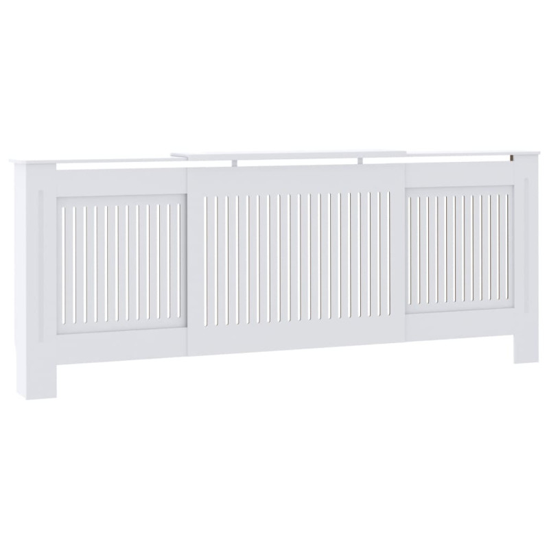 Cache radiateur MDF Blanc 205 cm