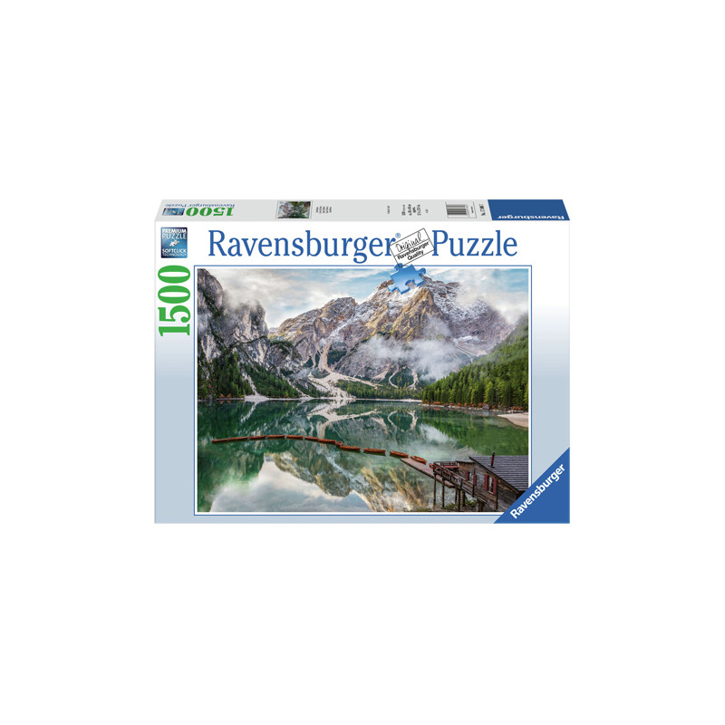 Ravensburger - Jigsaw puzzle Italian Landscapes Lake Braies, 1500 pcs. 176007