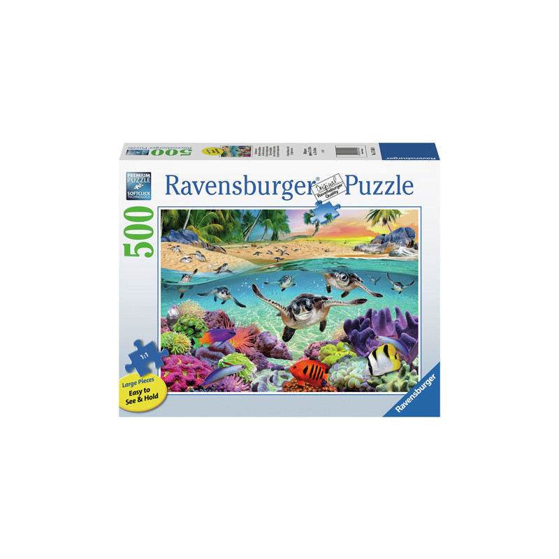 Ravensburger - Jigsaw puzzle Baby Sea Turtles, 500 pcs. 174560