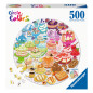 Ravensburger - Jigsaw Puzzle Around Circle of Colors Desserts Pastries, 500pcs. 171712