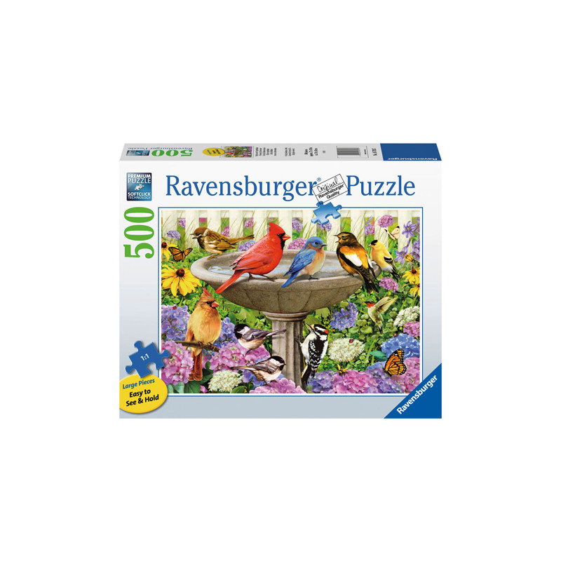 Ravensburger - Jigsaw puzzle At the Birdbath, 500 pcs. 167937