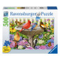 Ravensburger - Jigsaw puzzle At the Birdbath, 500 pcs. 167937