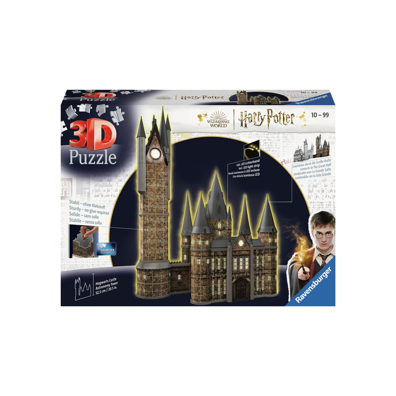 Ravensburger - 3D Puzzle Hogwarts Astronomy Tower (Night Edition), 540pcs. 115518