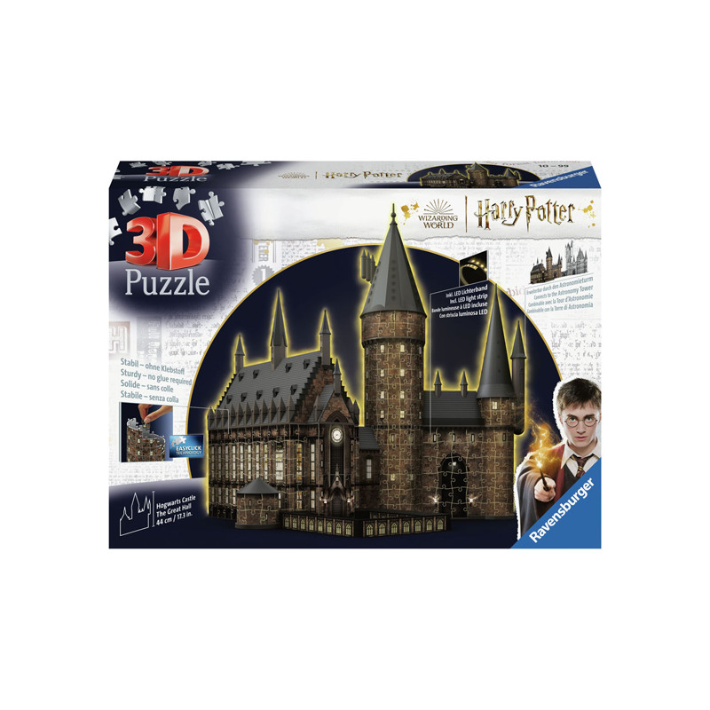 Ravensburger - 3D Puzzle Harry Potter Hogwarts The Great Hall (Night Edition 115501