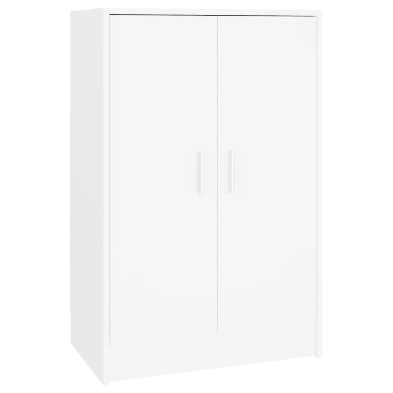 Armoire à chaussures Blanc 60x35x92 cm Bois d’ingénierie