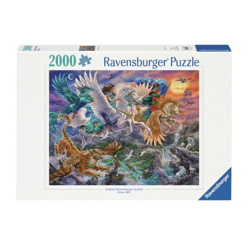 Ravensburger - Jigsaw puzzle Auf Dem Pegasus Durch Die Lufte, 2000pcs. 12000806 4