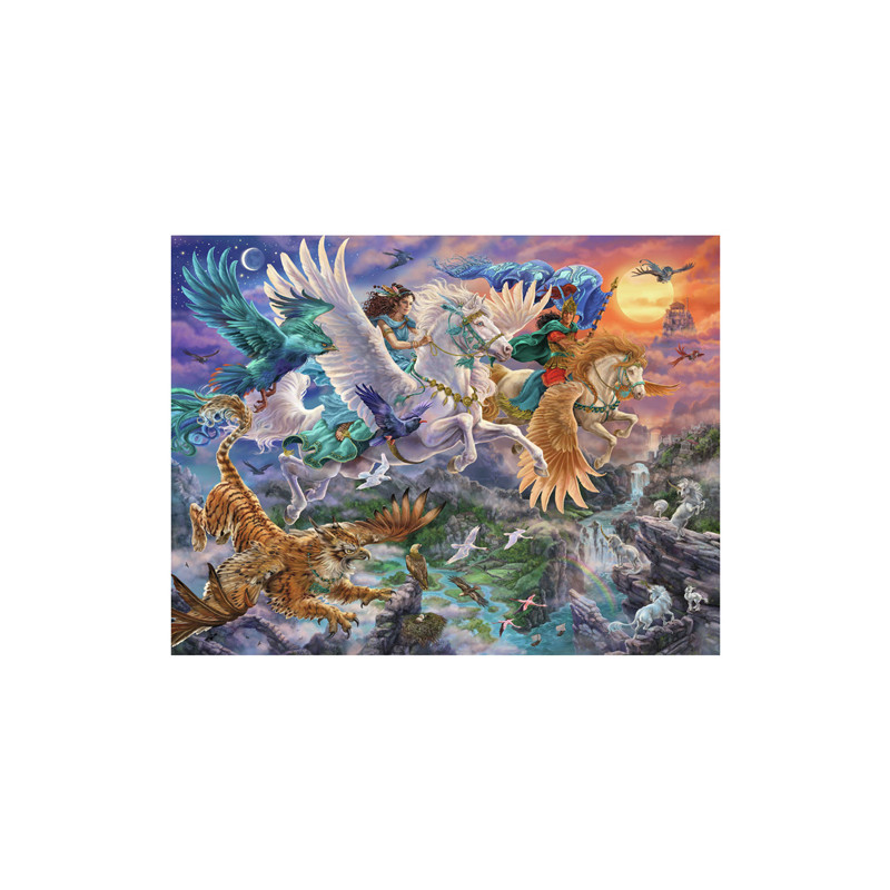 Ravensburger - Jigsaw puzzle Auf Dem Pegasus Durch Die Lufte, 2000pcs. 12000806 4