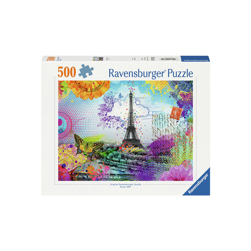 Ravensburger - Jigsaw puzzle Postkarte Aus Paris, 500 pcs. 120007722