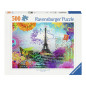 Ravensburger - Jigsaw puzzle Postkarte Aus Paris, 500 pcs. 120007722