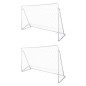 Filets de but de football Acier 2 pcs 240x90x150 cm