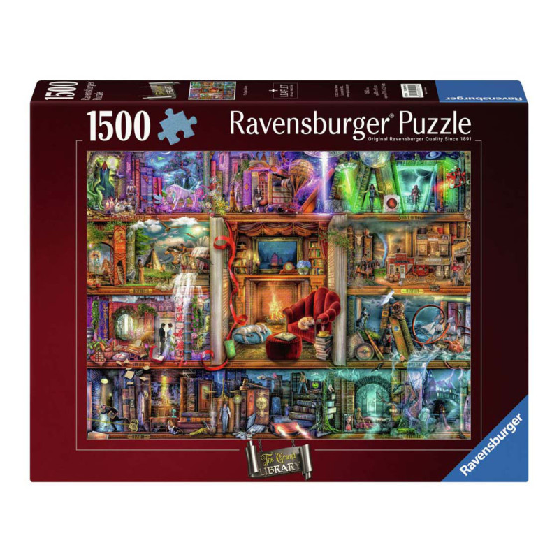 Ravensburger - Jigsaw puzzle The Great Library, 1500 pcs. 120001904