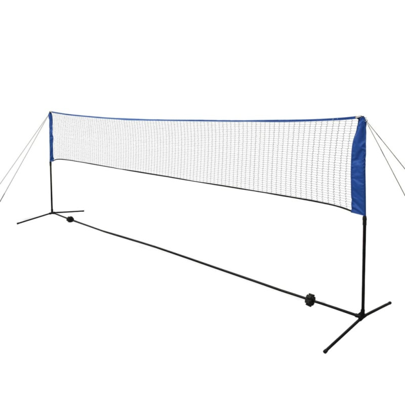 Filet de badminton avec volants 500 x 155 cm