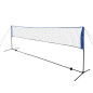 Filet de badminton avec volants 500 x 155 cm