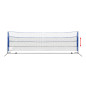 Filet de badminton avec volants 500 x 155 cm