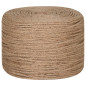 Corde de jute 50 m de long 4 mm d épaisseur