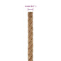 Corde de jute 50 m de long 4 mm d épaisseur