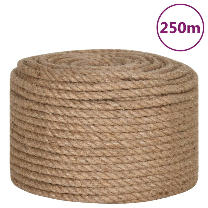 Corde 100 % jute 10 mm 250 m