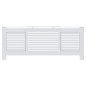 Cache radiateur MDF Blanc 205 cm